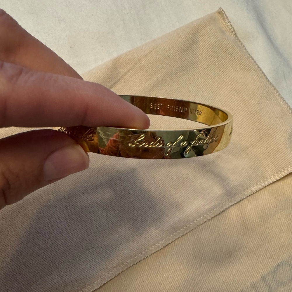 Kate spade gold plated bangle